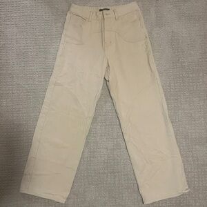 Beige Pants w Design